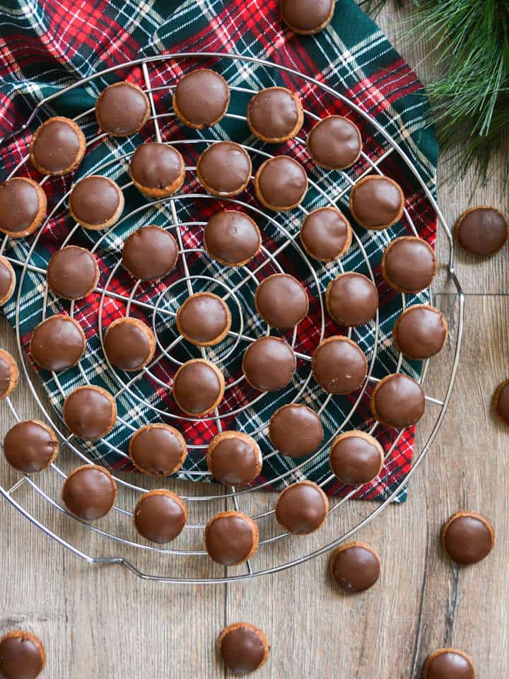 Schoko-Lebkuchen-Knöpfe ♥ Weihnachtsbäckerei!